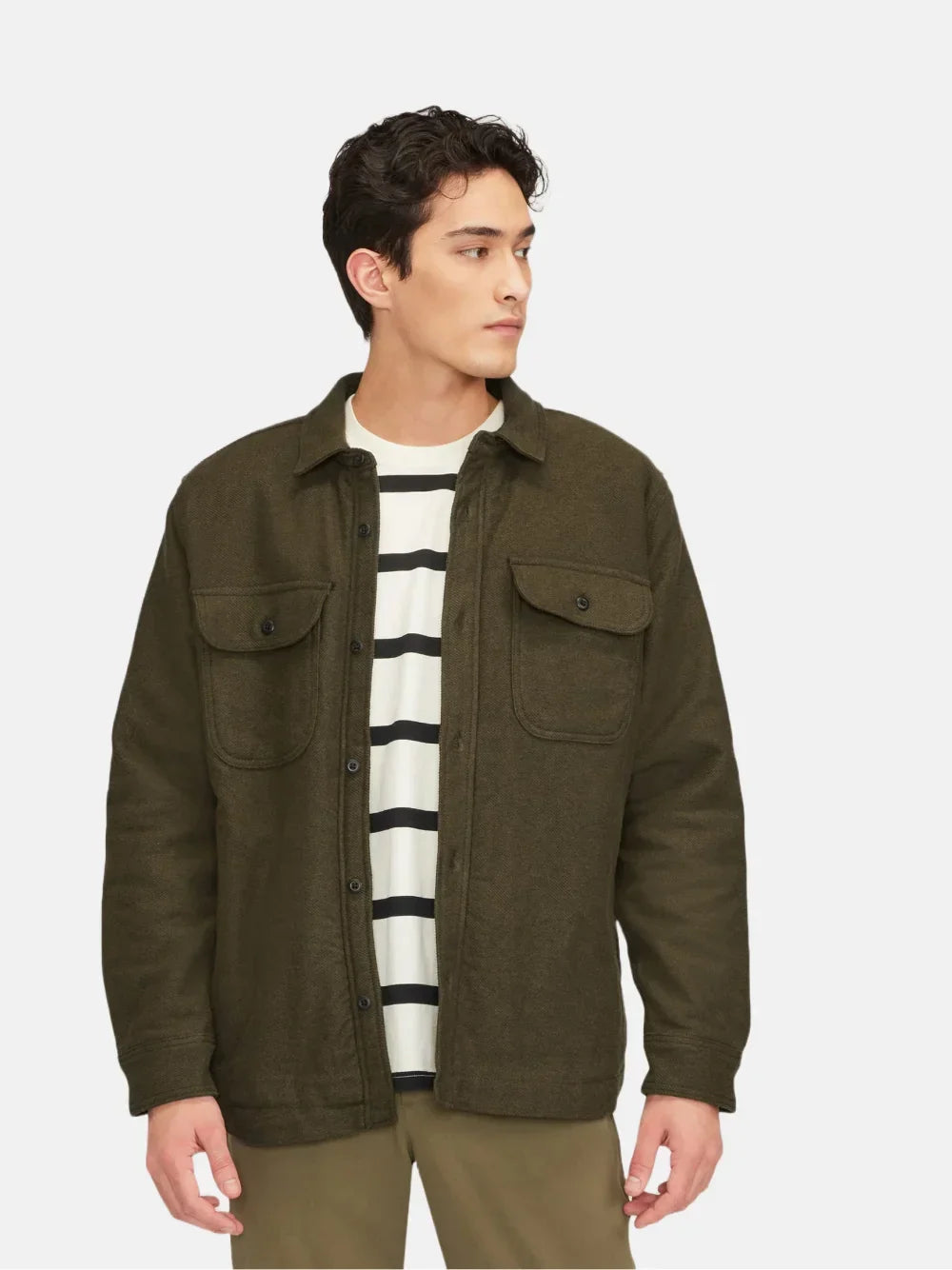The Heathered Overshirt